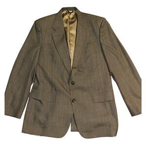 Henry Grethel Vintage Made in USA  USA Blazer sport coat virgin wool 40R - FLAW